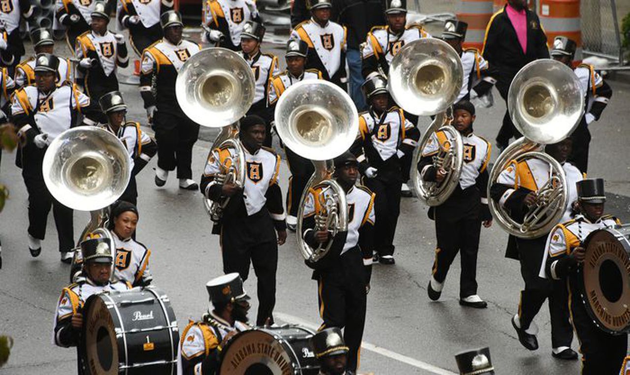 The ASU Marching Hornets.