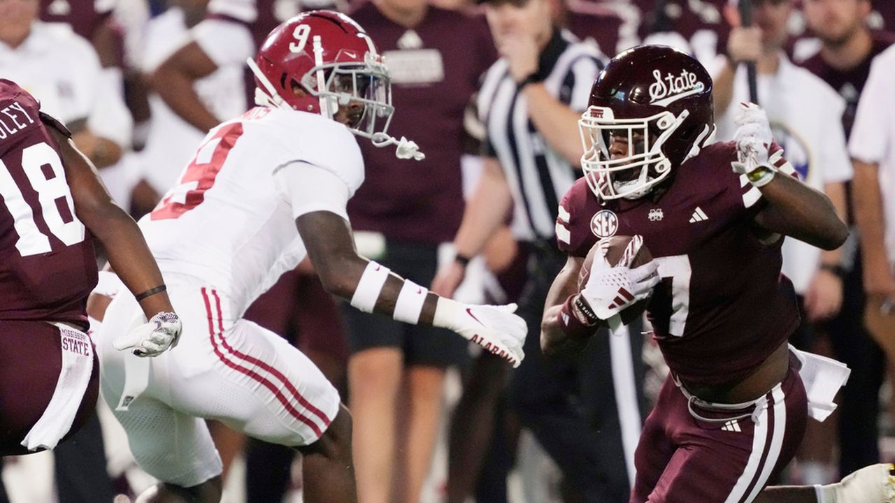 Mississippi State starting QB, starting RB unlikely to play vs. Auburn