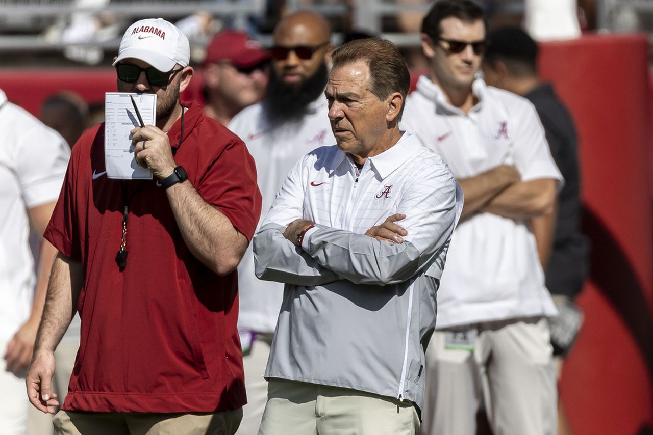 Nick Saban comments on potential Michigan sign-stealing at Alabama games