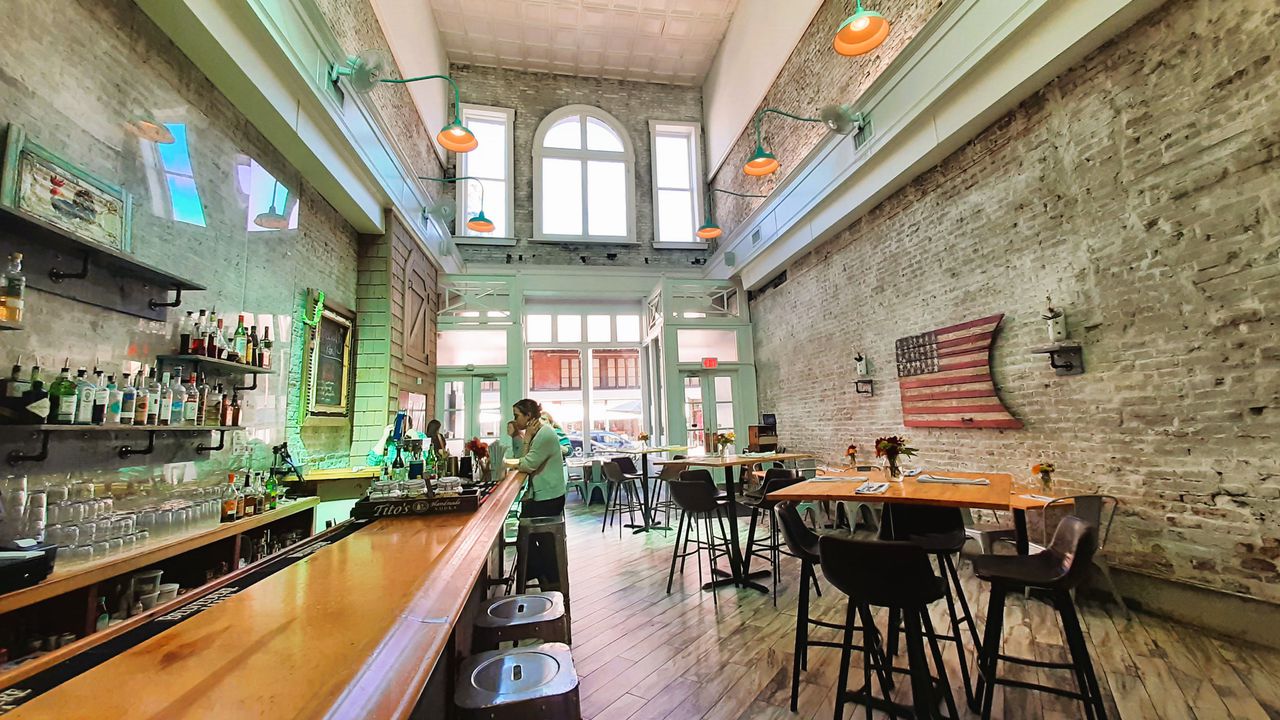 The Noble South combines the charm of an airy, old-school Dauphin Street interior with a constantly changing farm-to-table menu.