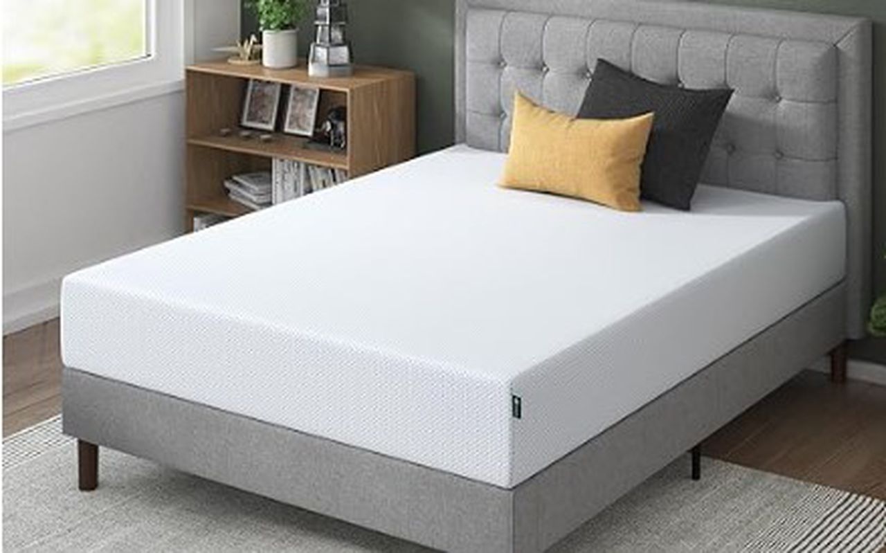 ZINUS 10 Inch Green Tea Cooling Gel Memory Foam Mattress