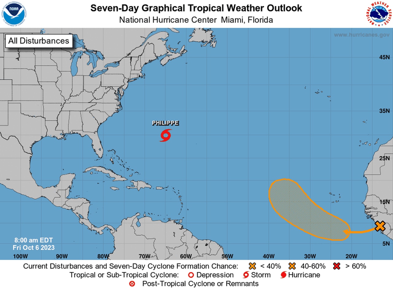 Tropical Storm Philippe on track for New England