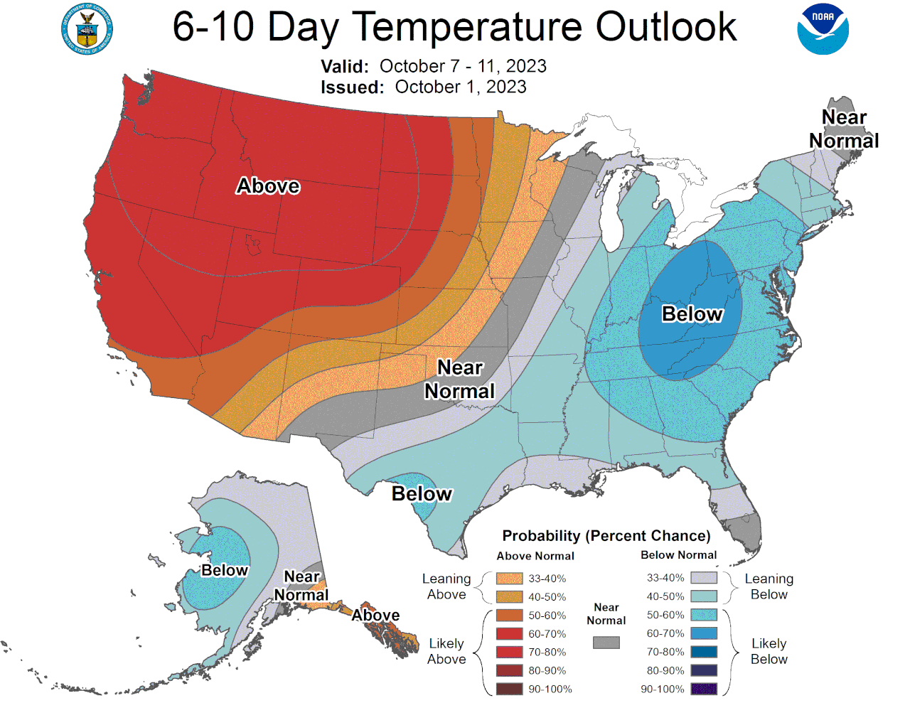 Warm or cool October in store for Alabama?