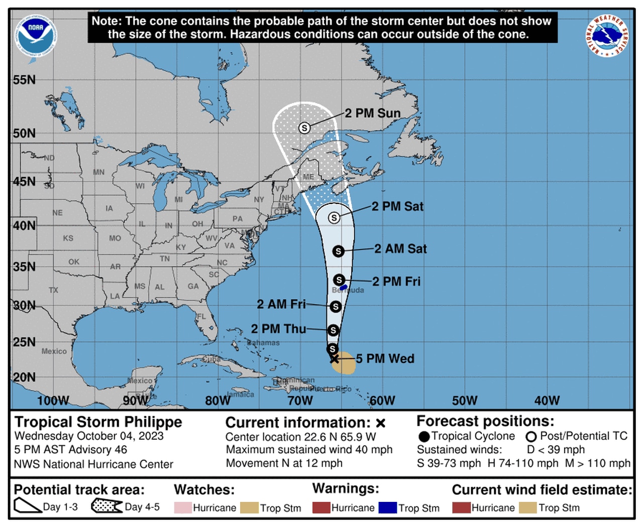 Will Tropical Storm Philippe head toward New England?