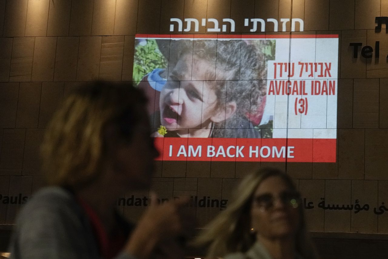 Abigail Edan, American who turned 4 while being held hostage by Hamas, released in cease-fire