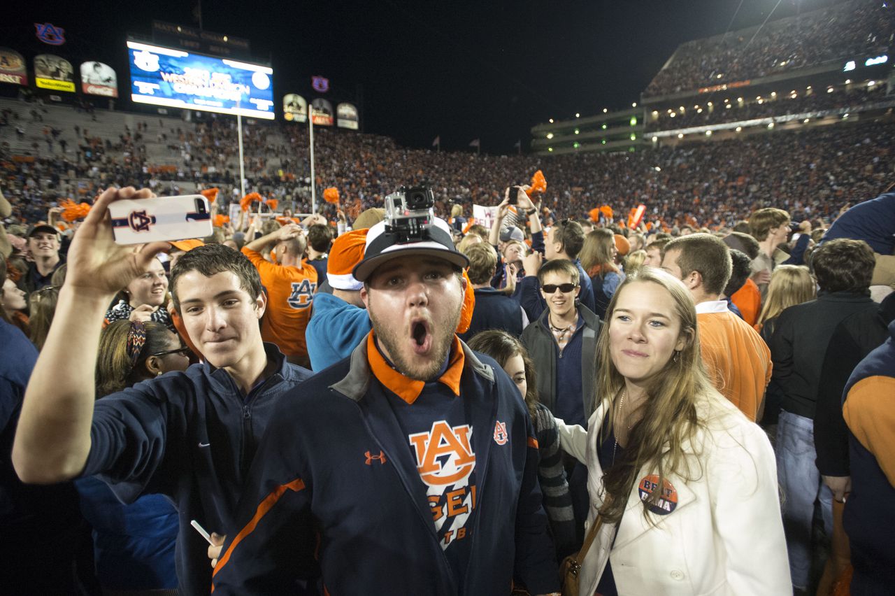 Alabama Football at Auburn 2013 Iron Bowl