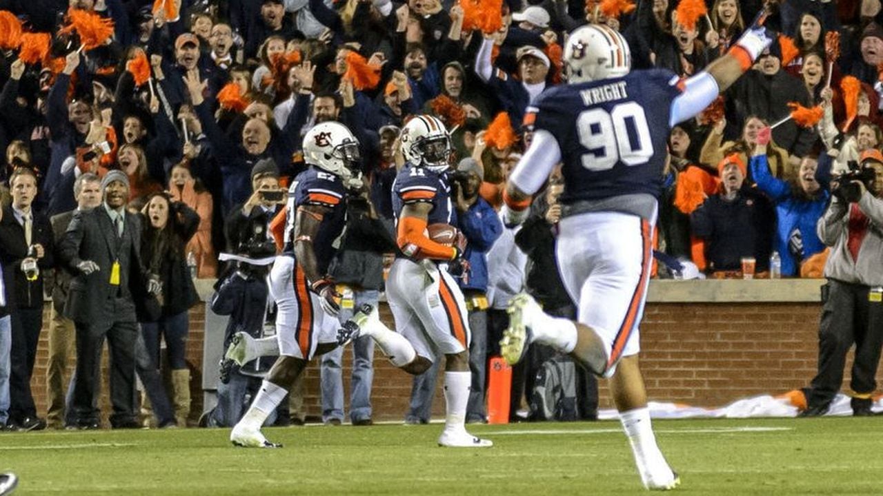 âHoly sh--, heâs going to go all the wayâ: Auburnâs Pearl, Freeze reminisce on Kick Six