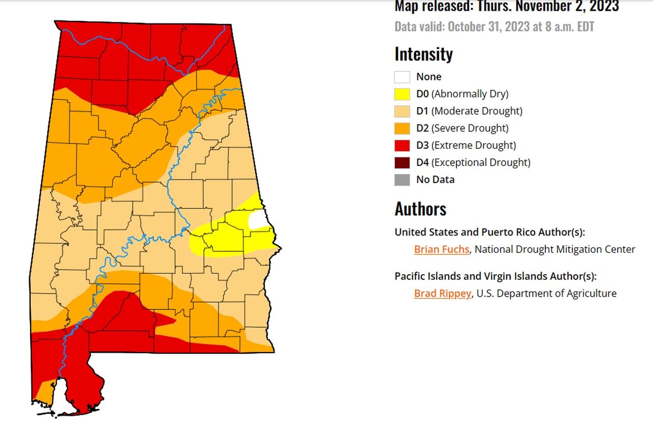 Alabama drought: How bad is it, and when could it end?