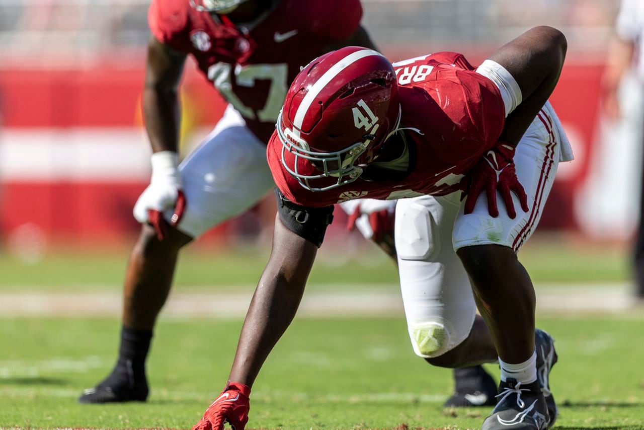 Alabama footballâs Chris Braswell ejected for targeting vs. Chattanooga