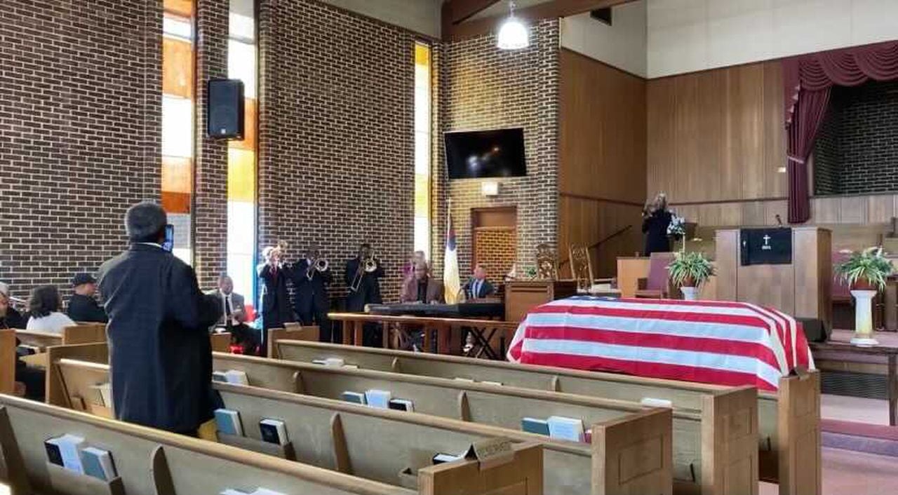 The funeral of Dr. Tolton C. Rosser