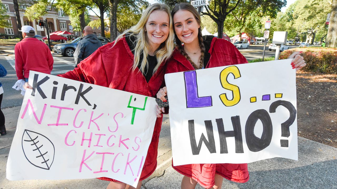 Alabama LSU Fans ESPN College GameDay 2023