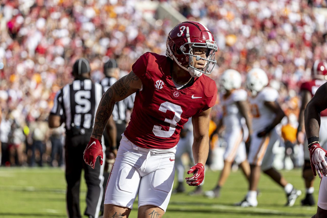 Alabama WR Jermaine Burton out against Kentucky