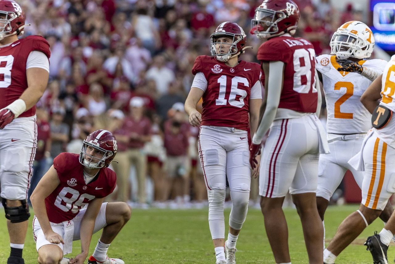 Alabama's Will Reichard prepares for final home game as record draws near