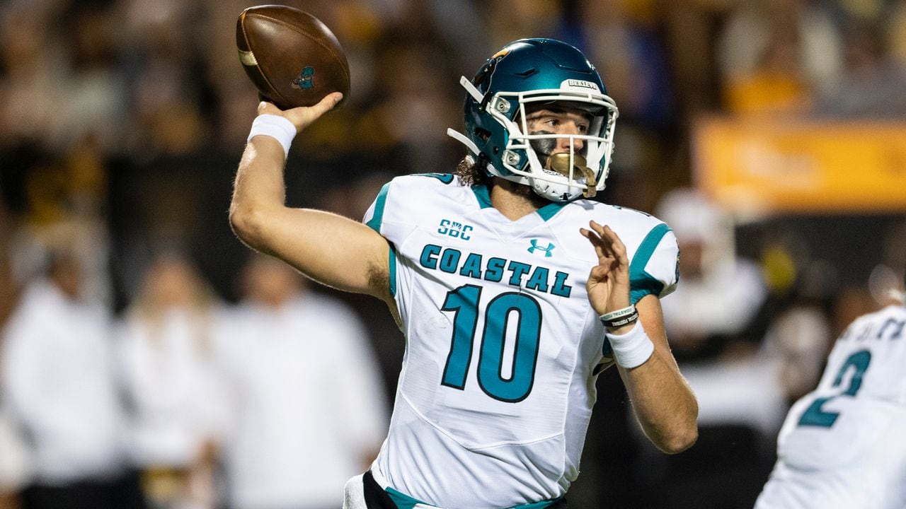 Coastal Carolina QB Grayson McCall enters transfer portal. Could Auburn be a landing place?