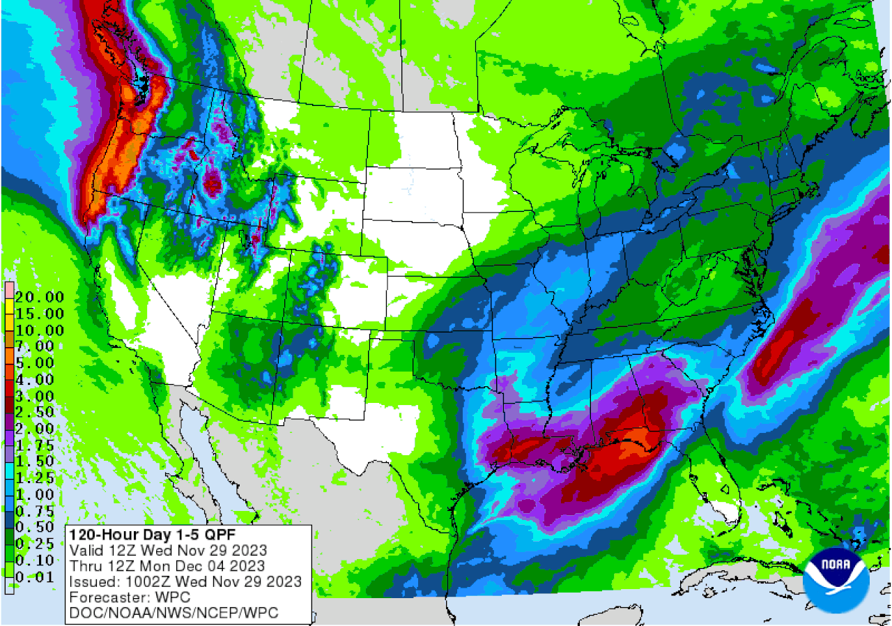 5 day precip outlook