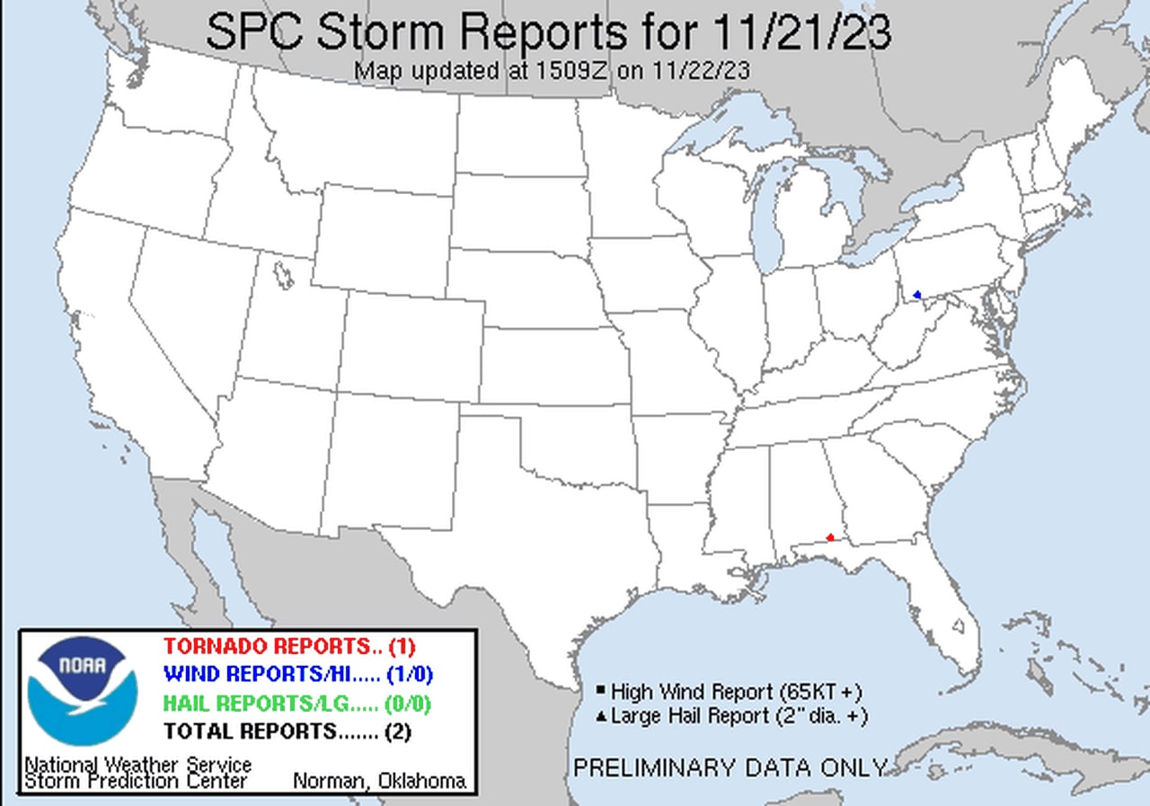 Did a tornado hit south Alabama? Damage to be surveyed today