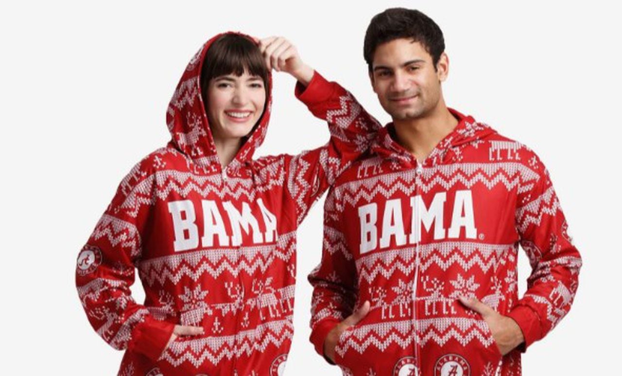 Get your Alabama Crimson Tide-themed pajamas for the holidays