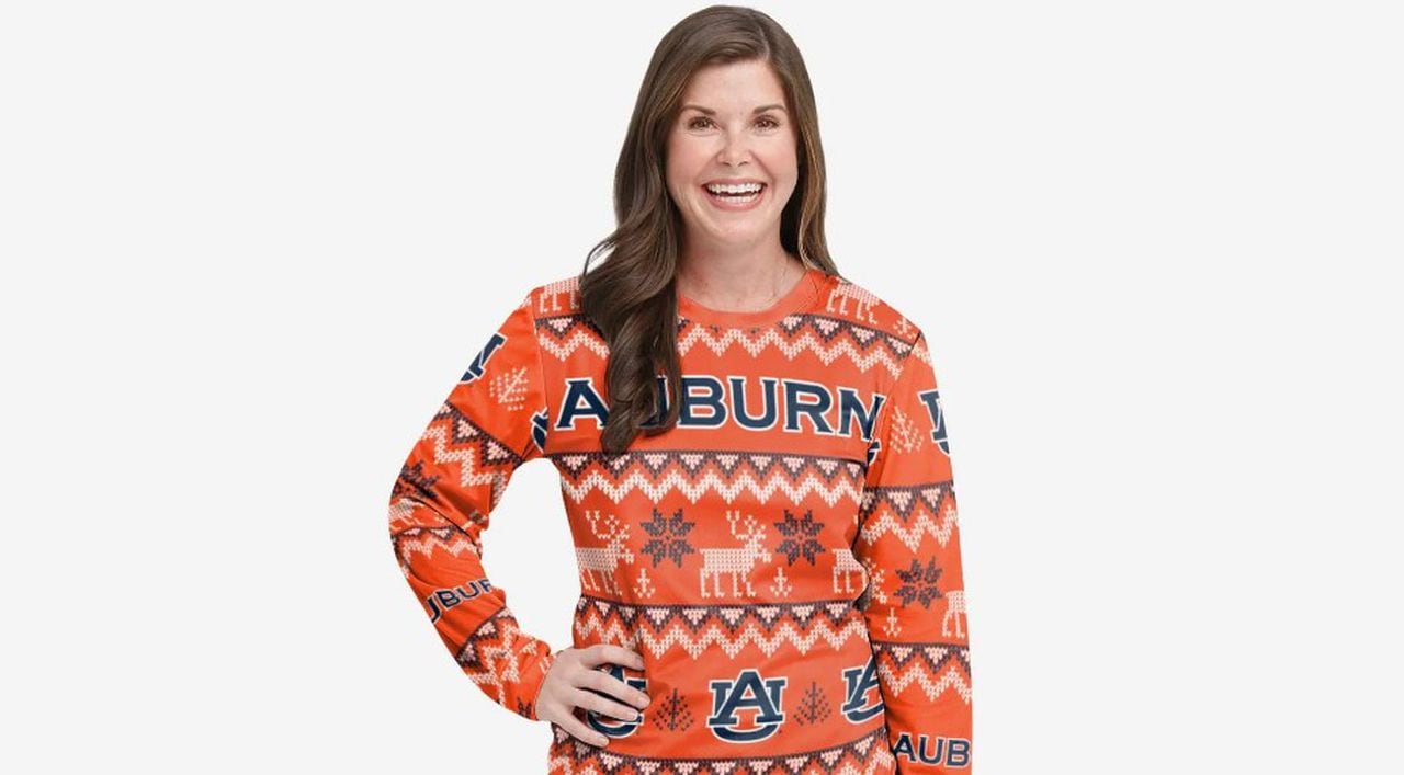 Get your Auburn Tigers-themed pajamas for Christmas, the holidays