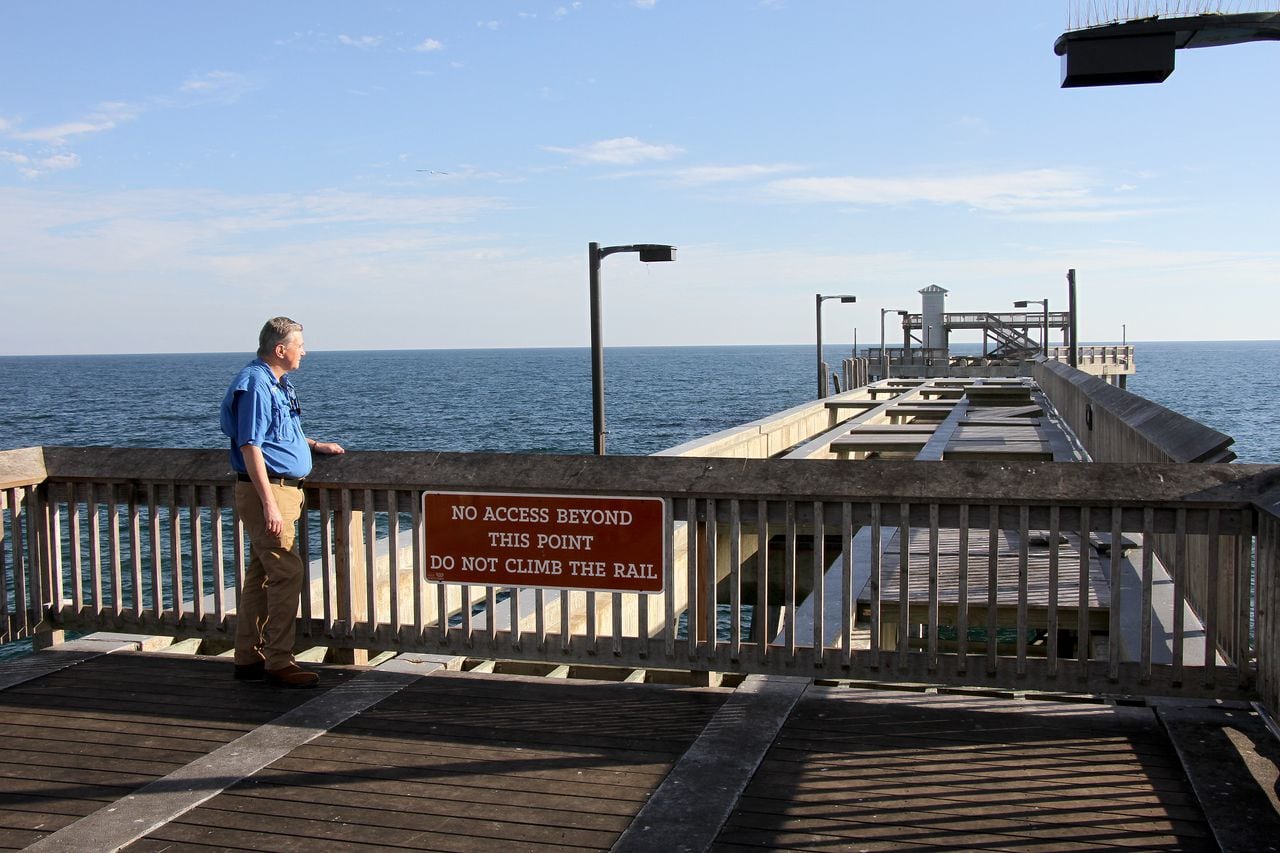 Gulf State Park pier construction begins to repair damage from Hurricane Sally