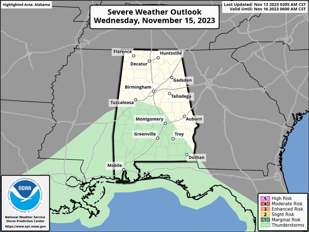 Wednesday storm outlook