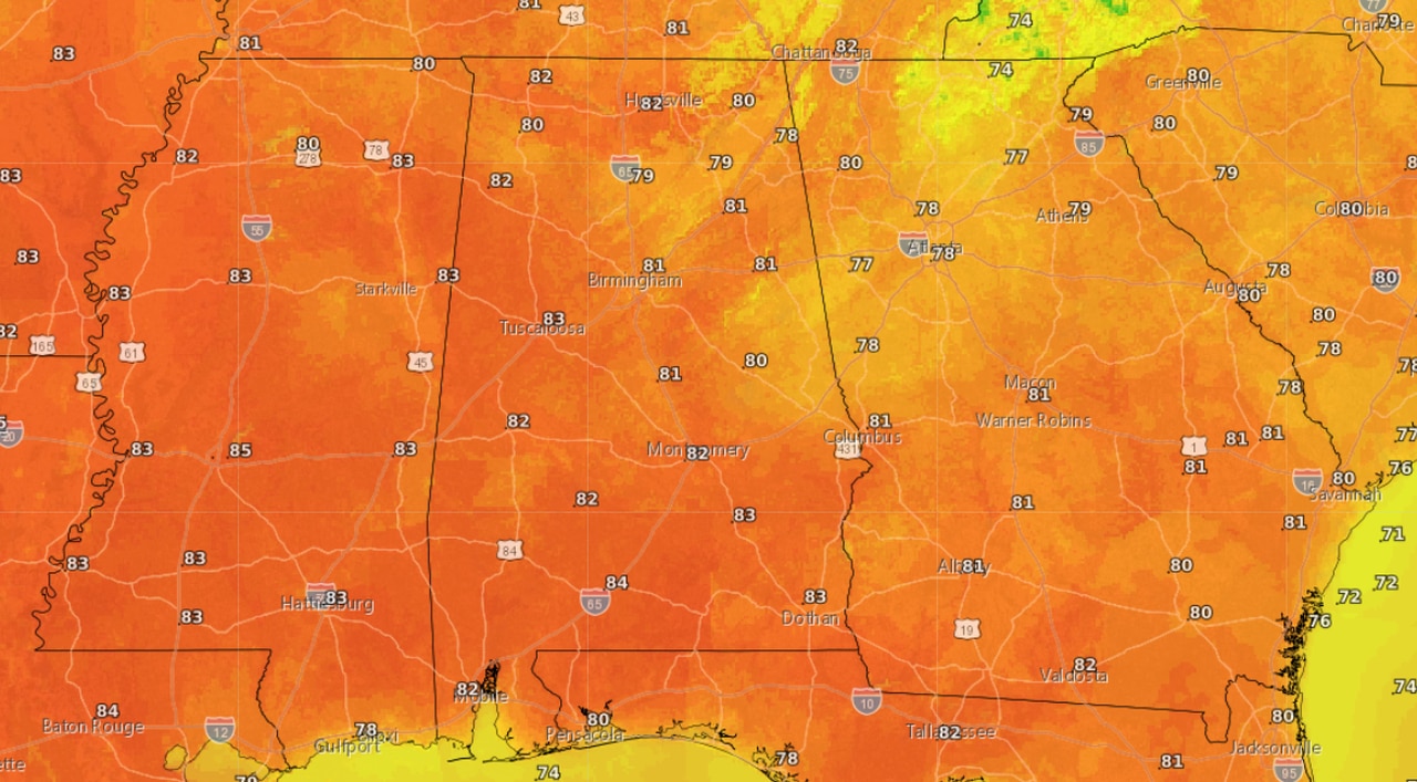 Near record highs possible this week in Alabama