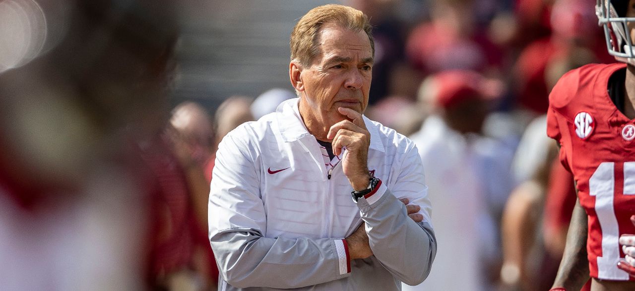 Nick Sabanâs hilarious response to Pat McAfeeâs striptease: âNothing but class, this guyâ