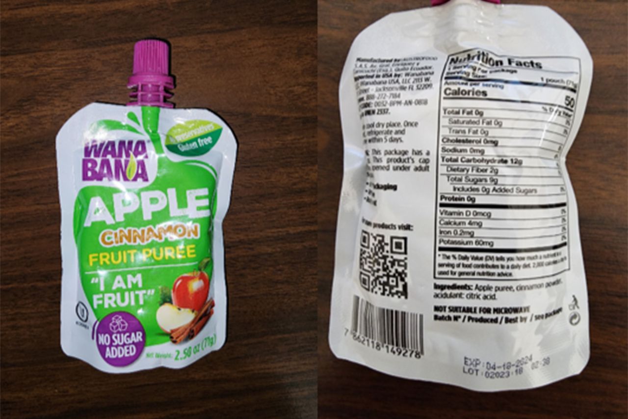 Recalled applesauce pouches with dangerous lead levels still sold at Dollar Tree, FDA says