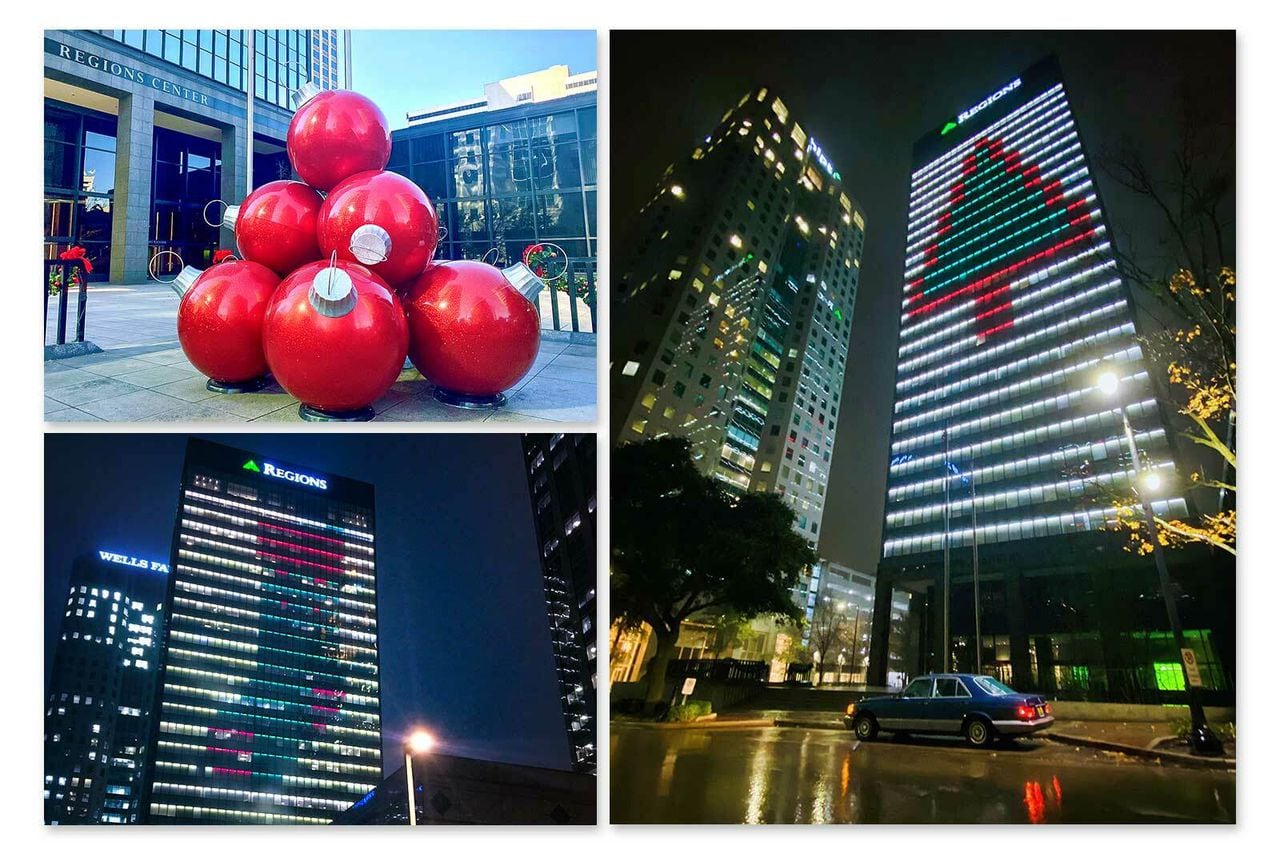 Regions building lights up Birmingham for Christmas