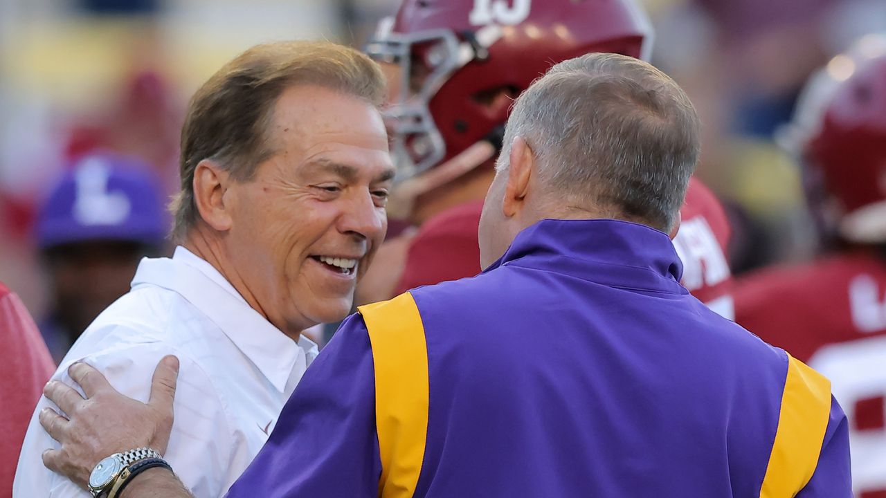 Saban, Kelly comment on if Alabama-LSU should be a yearly SEC game