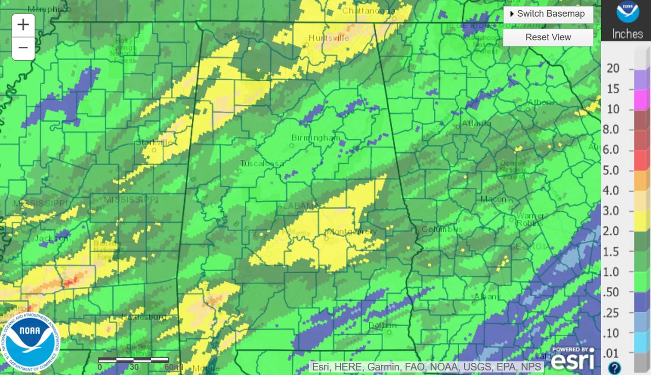 Some improvement in Alabamaâs ongoing drought