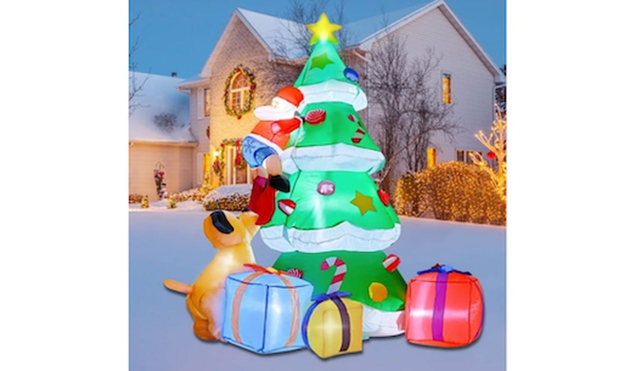 cheap front yard Christmas inflatables 2023