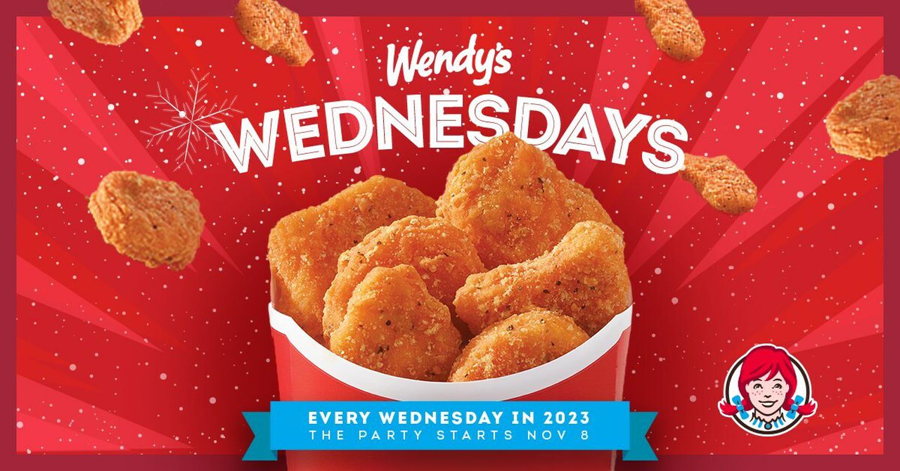 Wendyâs offering this menu item free on Wednesdays for rest of year