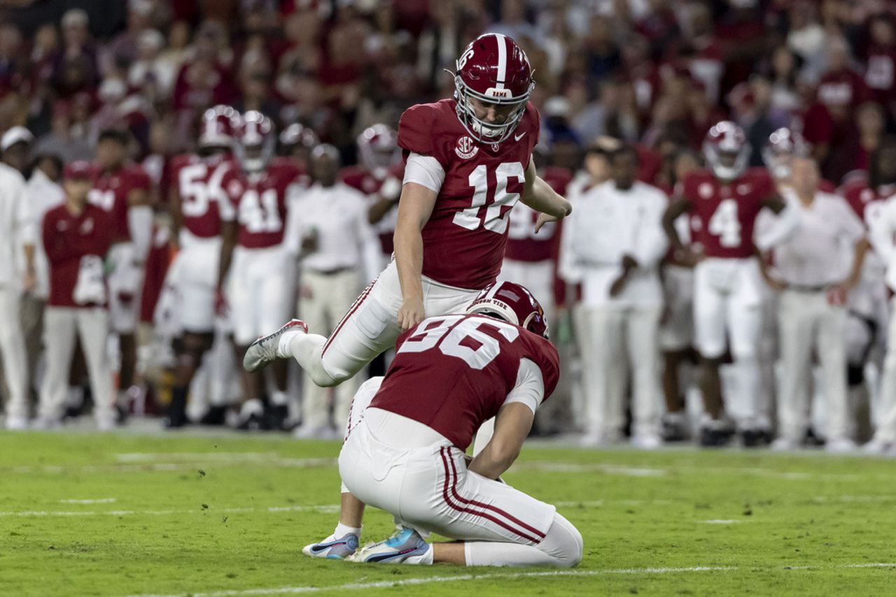 What Saban told Will Reichard after his field goal streak ended against LSU