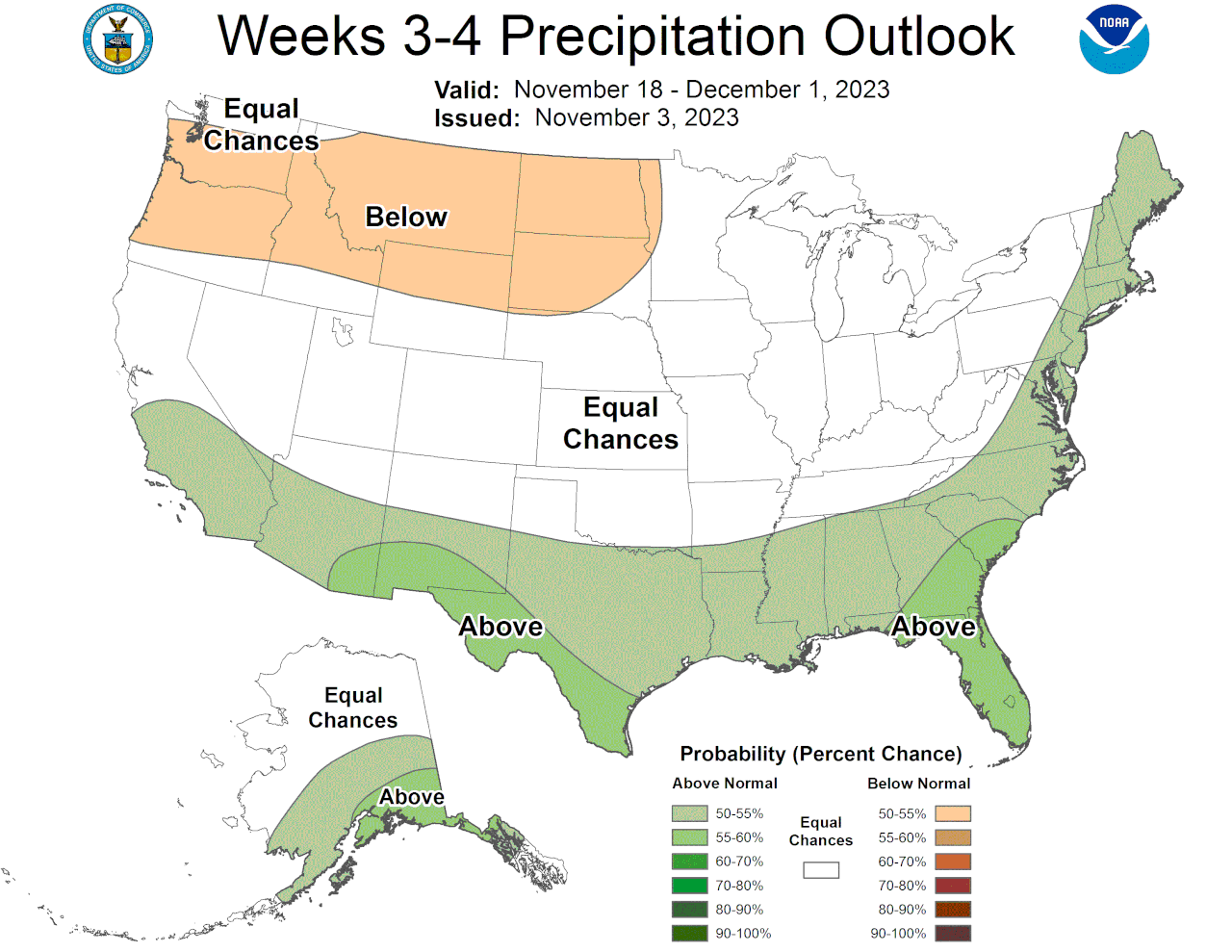 3-4 week precip outlook