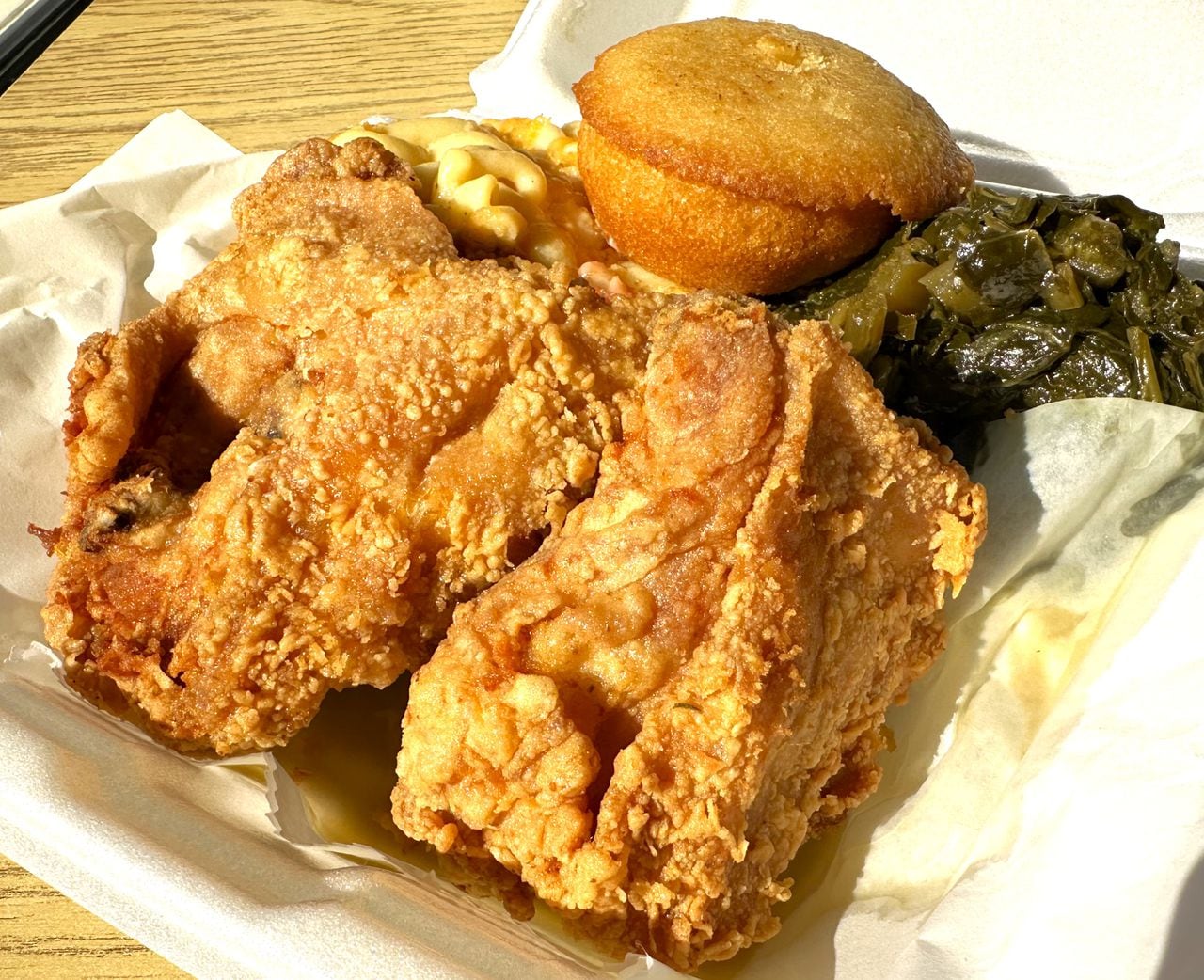 Fried chicken at Magic City Grille in Bessemer, Ala.