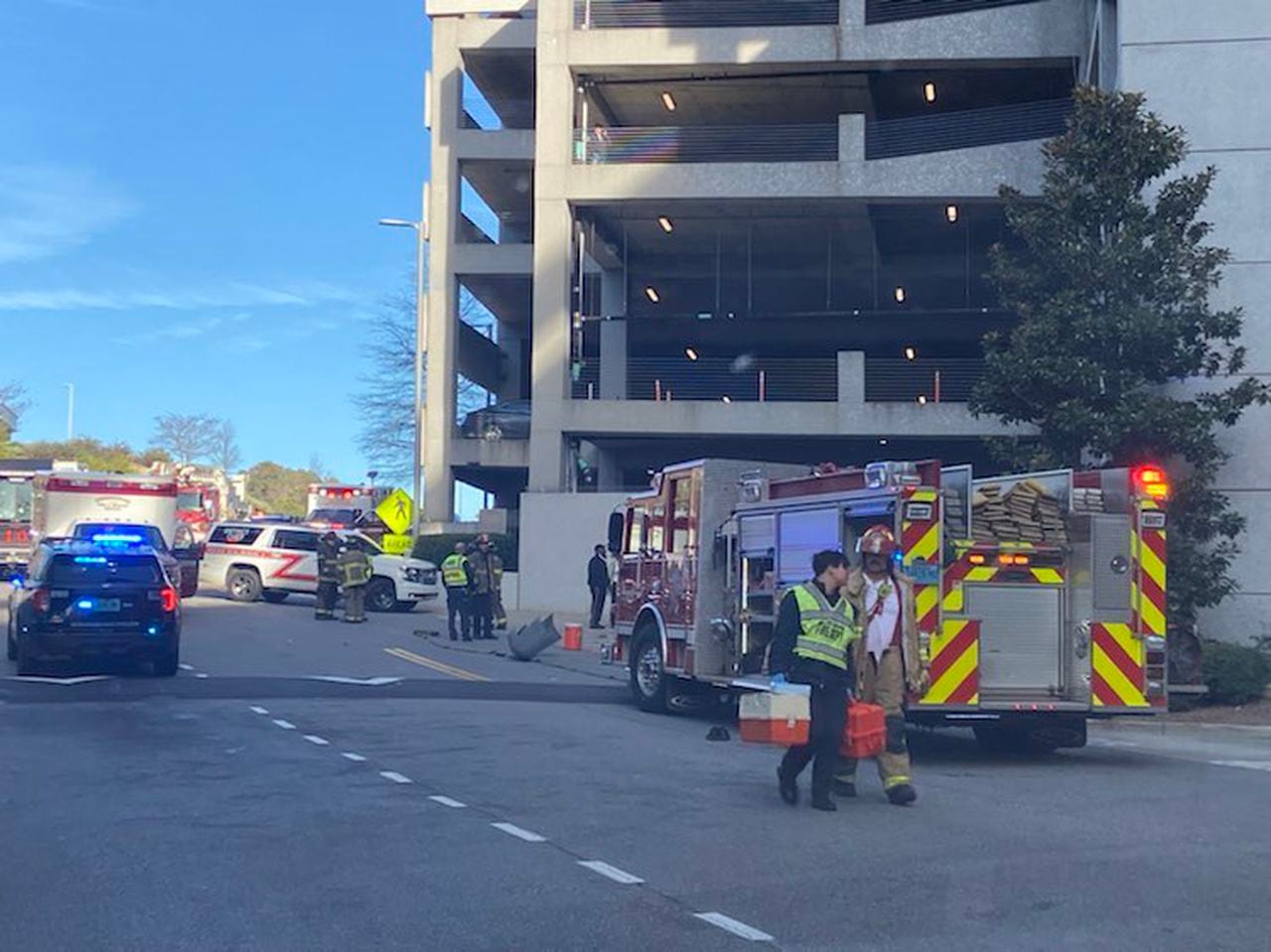 82-year-old woman killed when car plunged from Grandview Medical Center parking deck identified