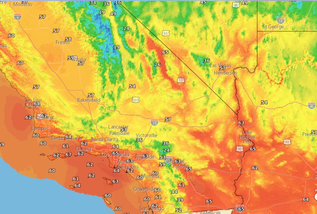 Alabama playoff football forecast: Cool in California