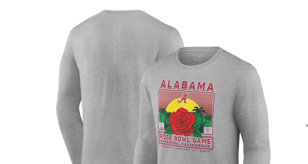 Alabama Rose Bowl T-shirts now on sale