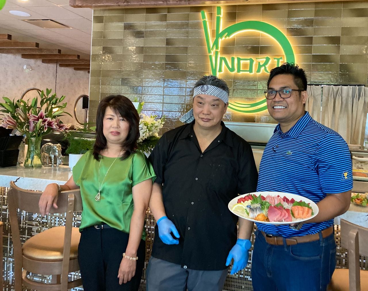 Li Liu, Chef Young Yo, and Putu Arsana