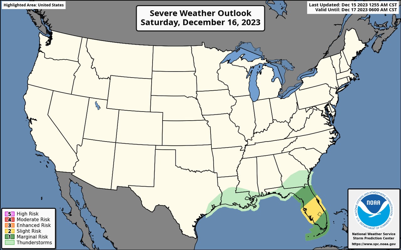 Gulf storm to bring rain to parts of Alabama