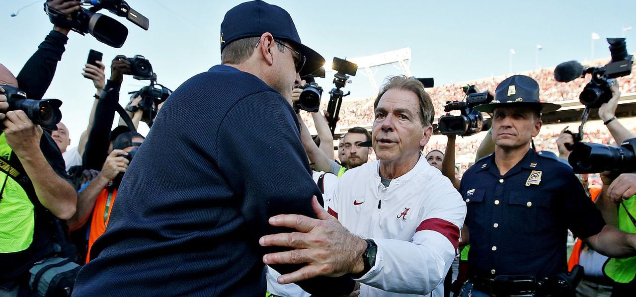 How Nick Saban and Jim Harbaugh are handling final day before Rose Bowl