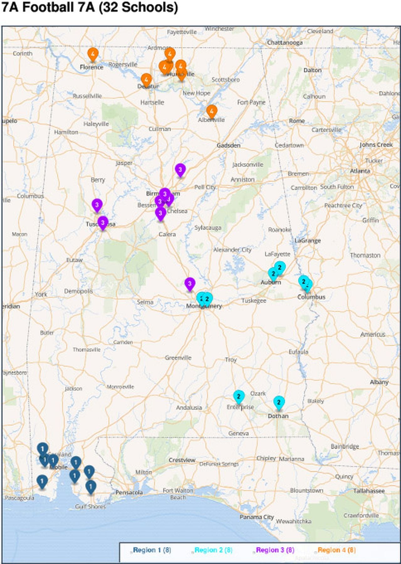 How the 2024-2025 realignment impacts every Alabama HS football team