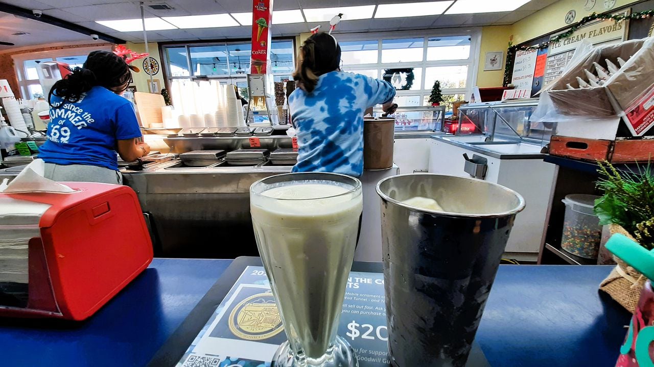 Cammie's Old Dutch Ice Cream Shoppe is at the intersection of Florida Street and Old Shell Road in Mobile.