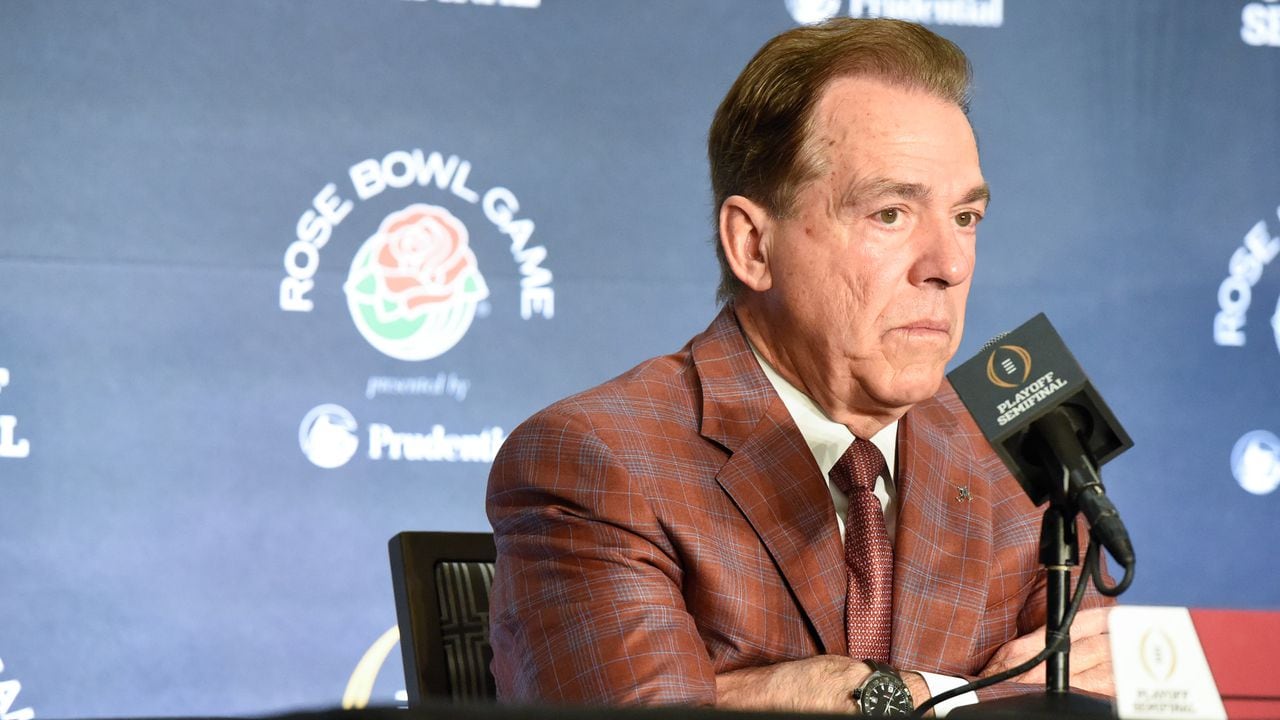 Nick Saban Jim Harbaugh Rose Bowl Press Conference 2023