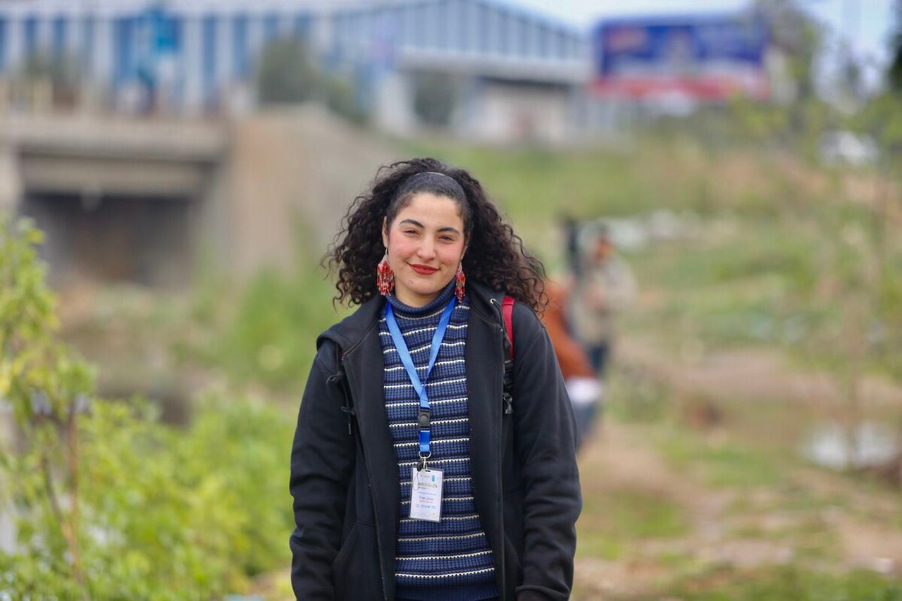 Bisan Owda, activist and content creator from Gaza. Photo Credit: Courtesy of Bisan Owda