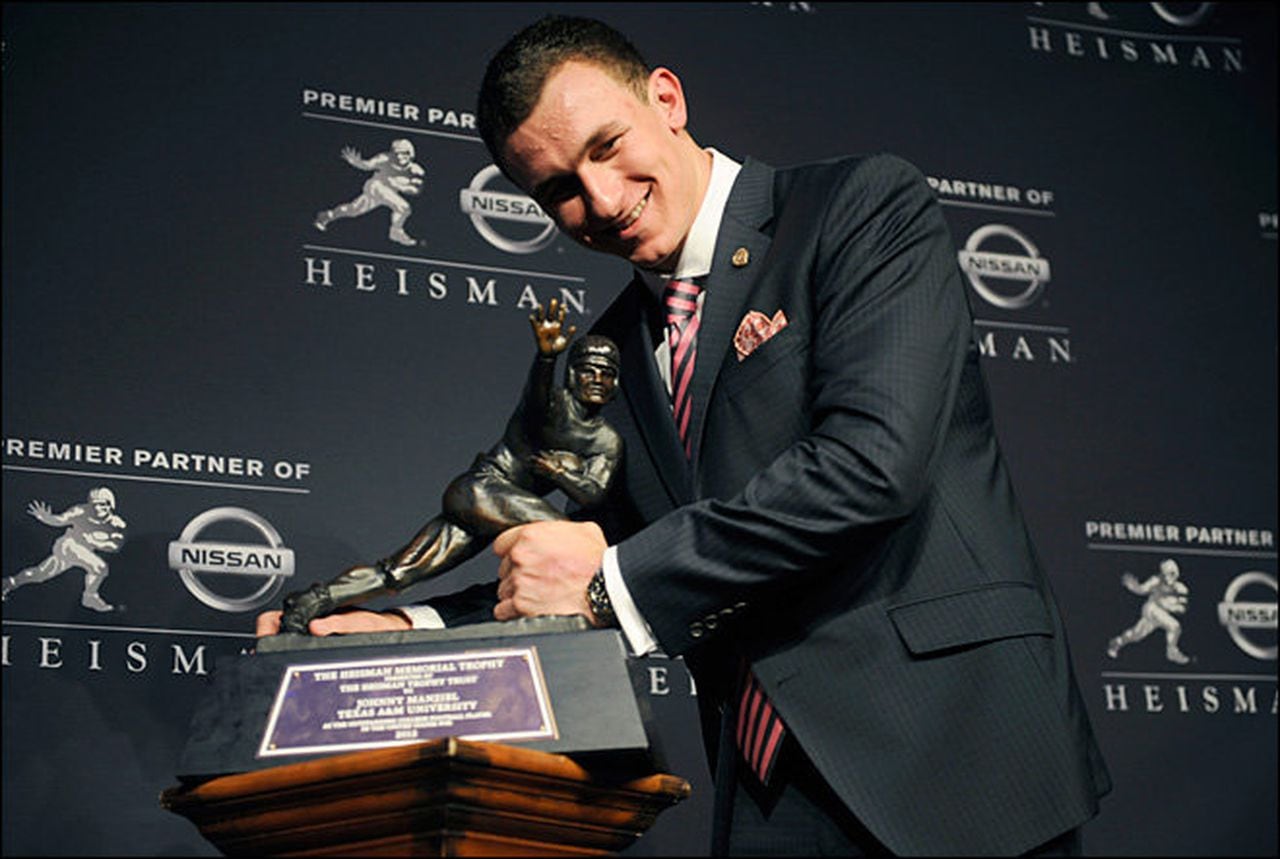 Texas A&M quarterback Johnny Manziel