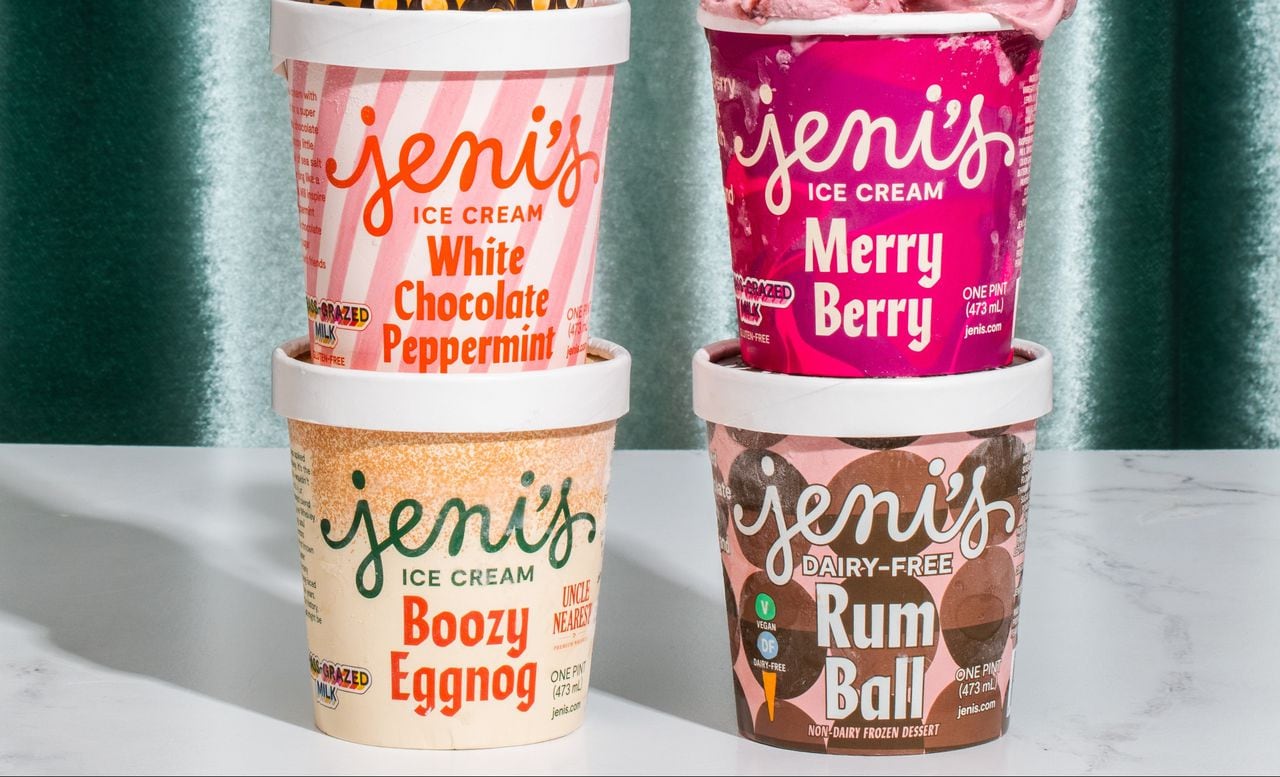 Jenni's holiday flavor ice cream