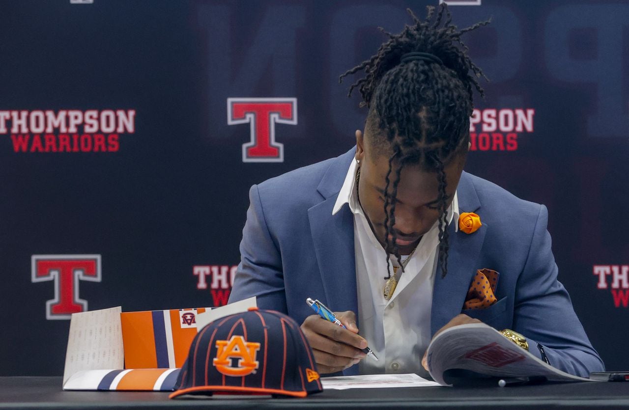 Thompsonâs Kaleb Harris signs with Auburn