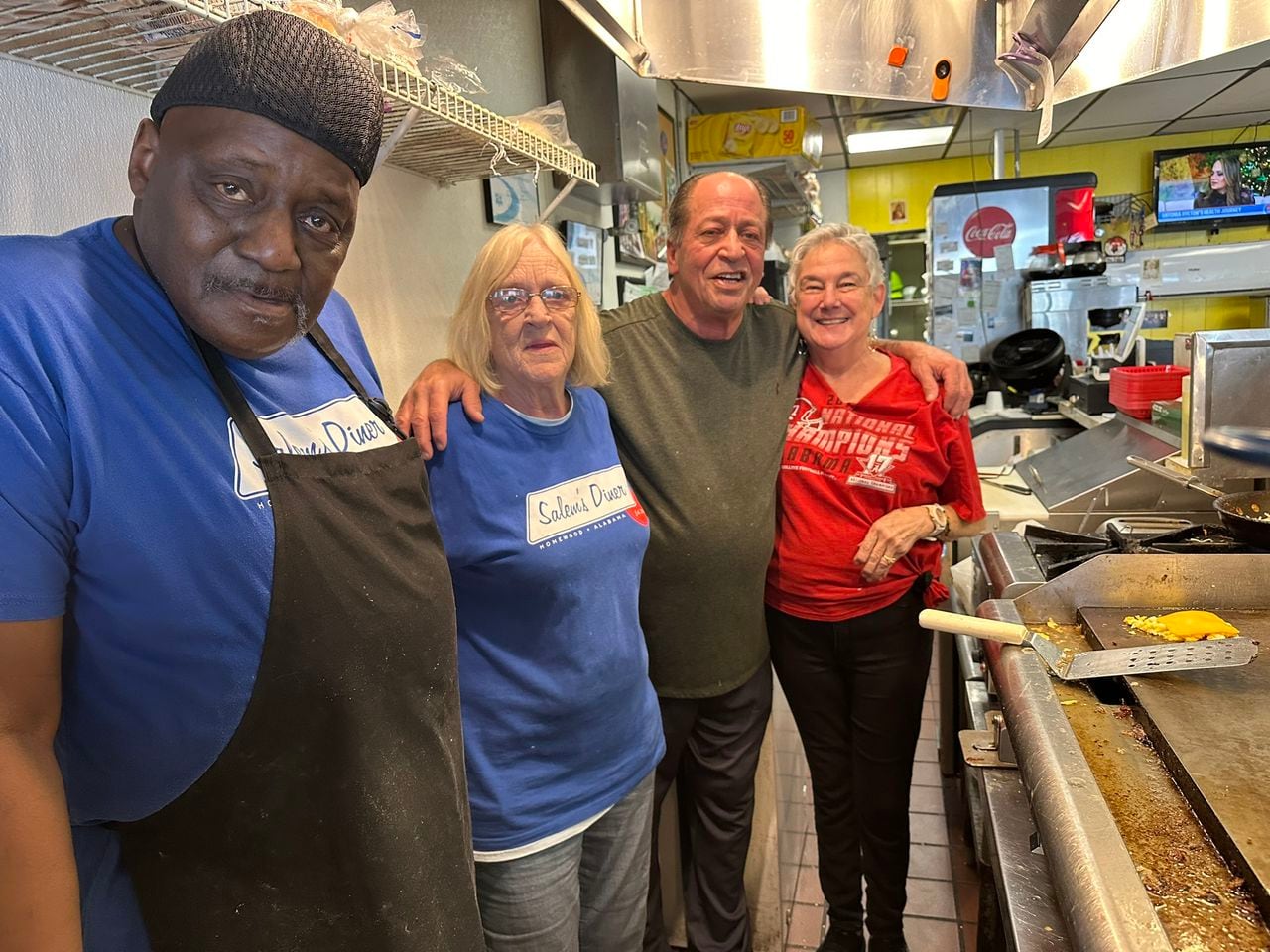 The crew at Salem's Diner