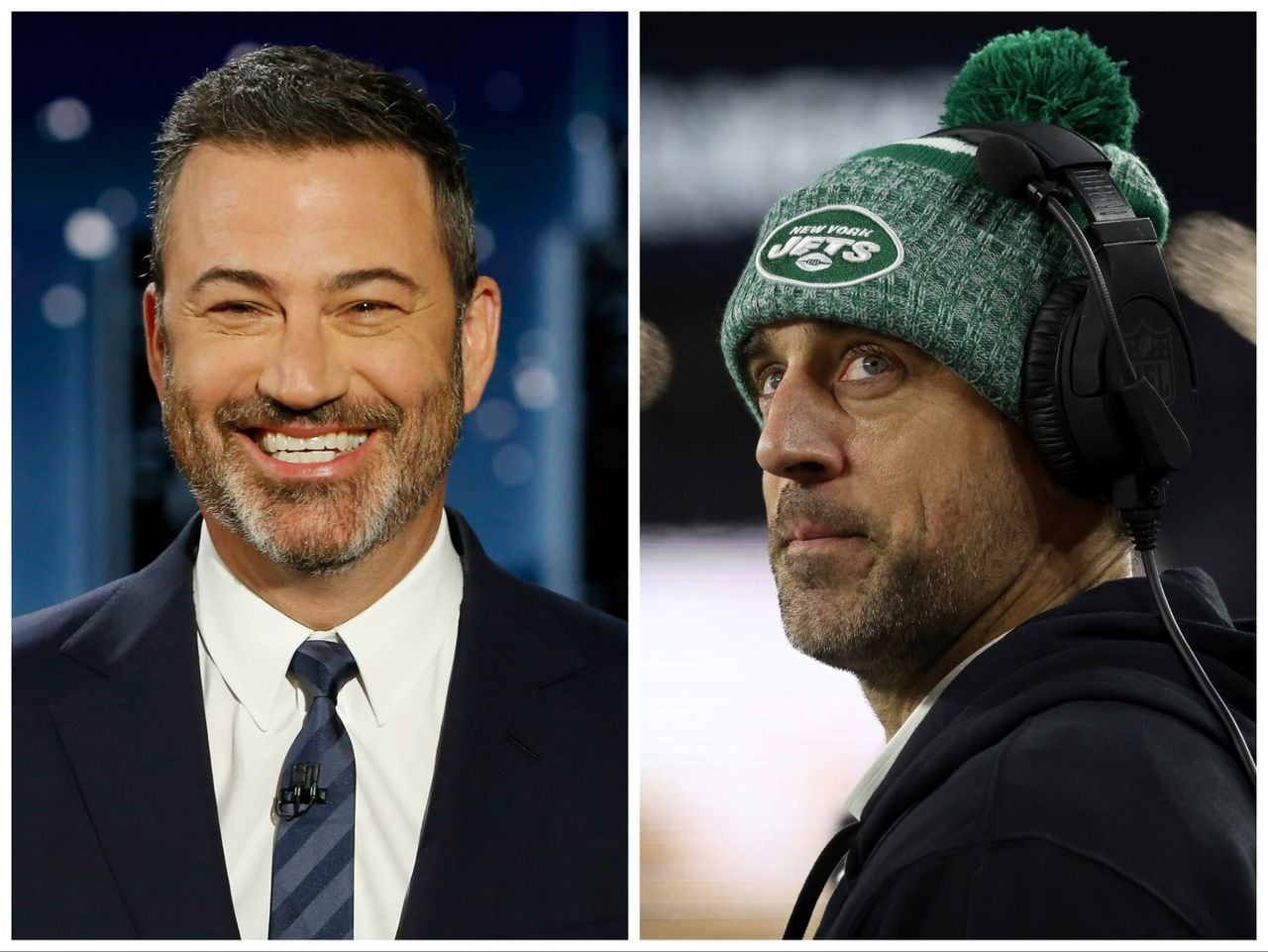 Aaron Rodgers claps back at Jimmy Kimmel on Pat McAfee Show in Jeffrey Epstein list feud